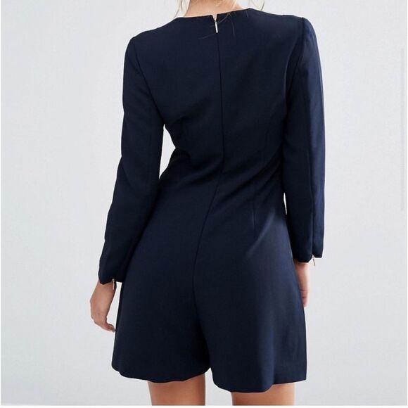 Ted Baker Aysa Romper Navy Black Size 4 - Picture 2 of 8